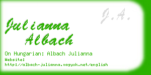 julianna albach business card